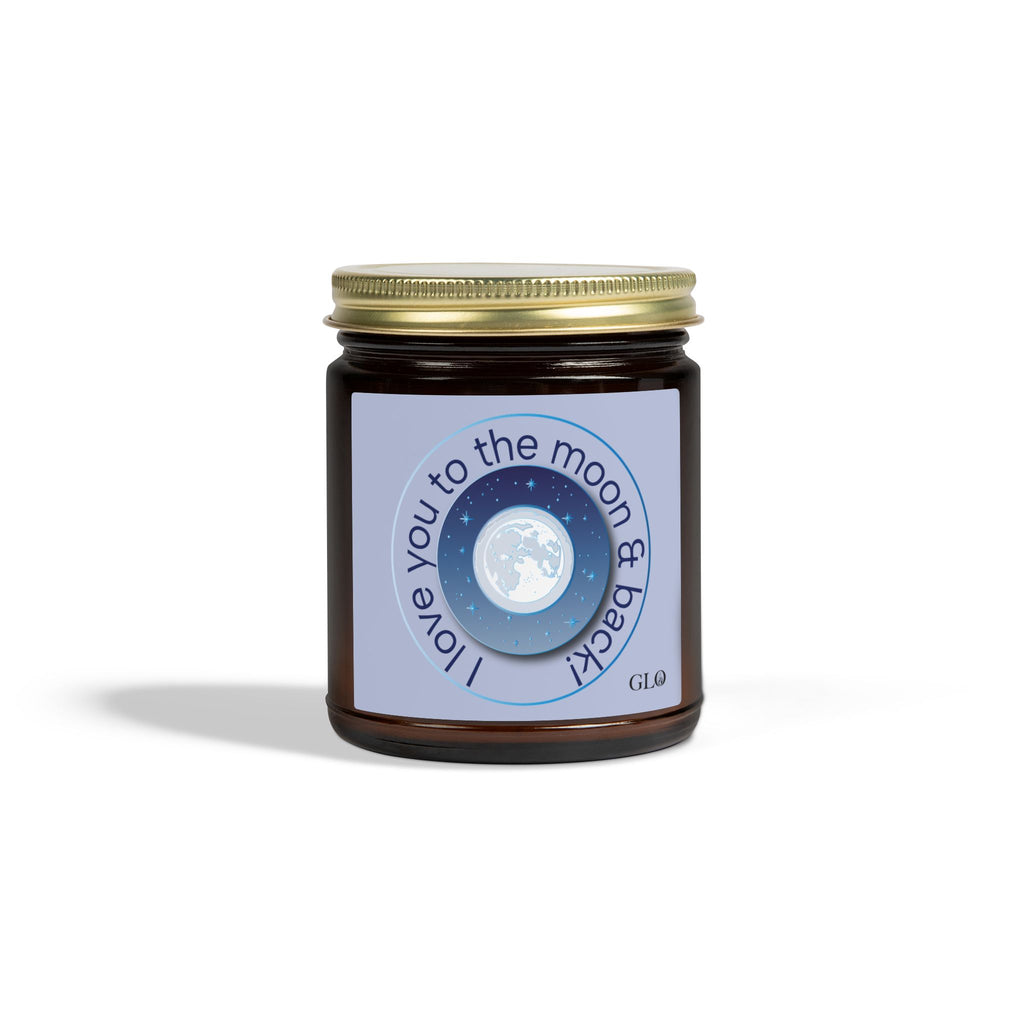 Glass Jar Candle | “I Love You to the Moon & Back” | 4oz & 9oz