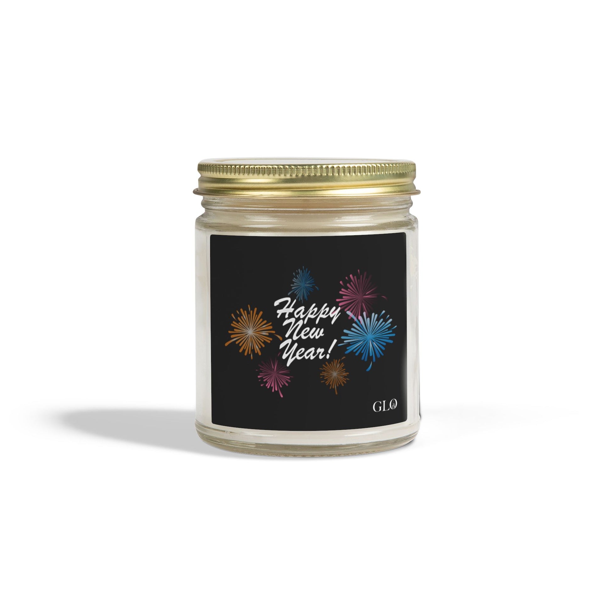 Glass Jar Candle | "Happy New Year" | 4oz & 9oz