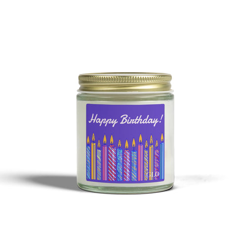 Birthday Scented Candle — Coconut Apricot Wax (4oz & 9oz)