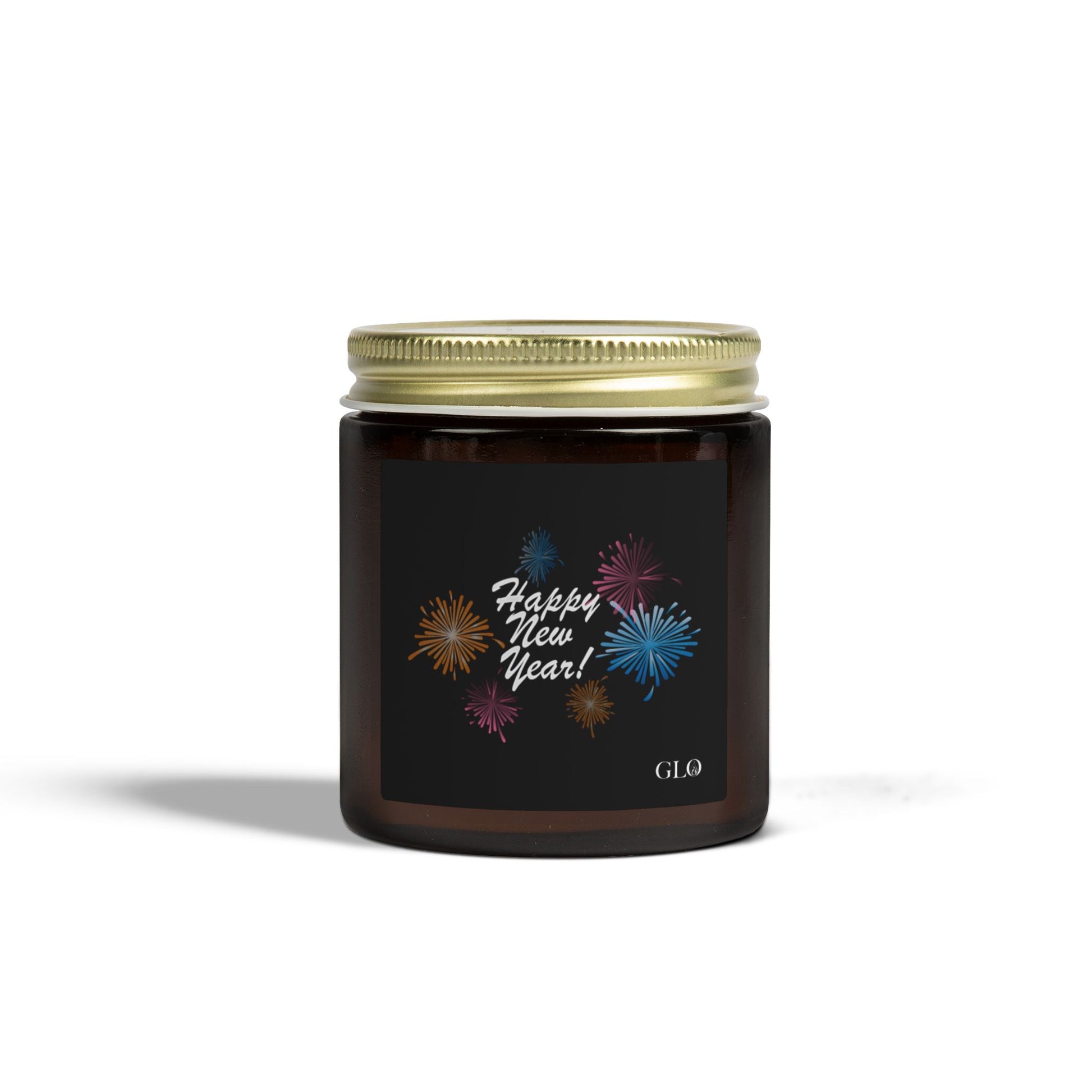 Glass Jar Candle | "Happy New Year" | 4oz & 9oz