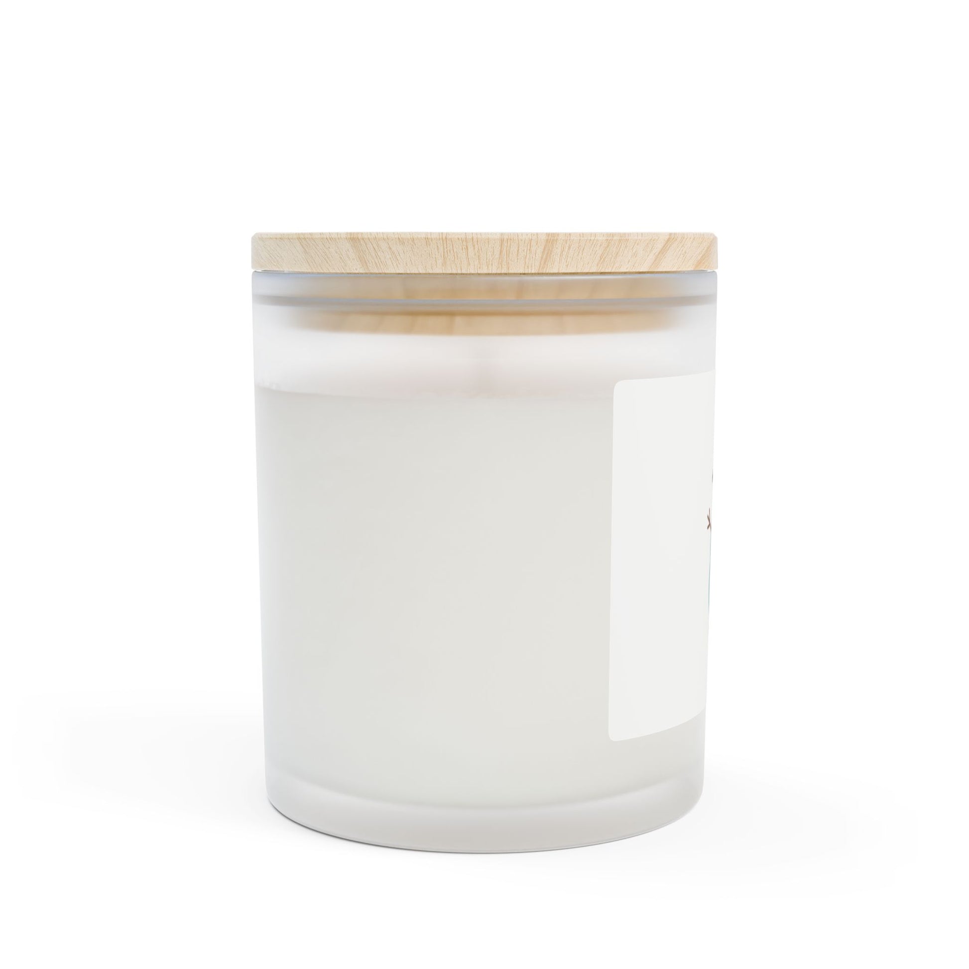 Frosted Glass Candle | Snowman | 11oz
