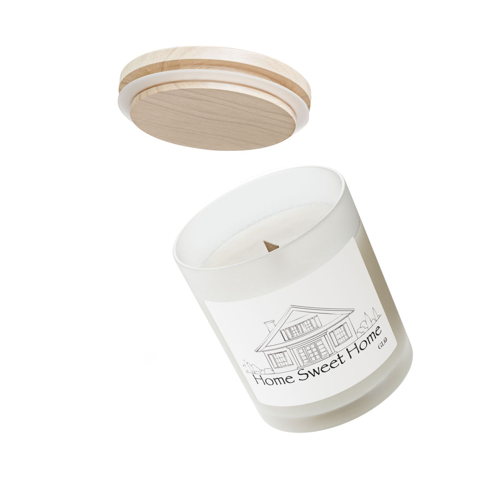 Frosted Glass Candle |"Home Sweet Home" | 11oz