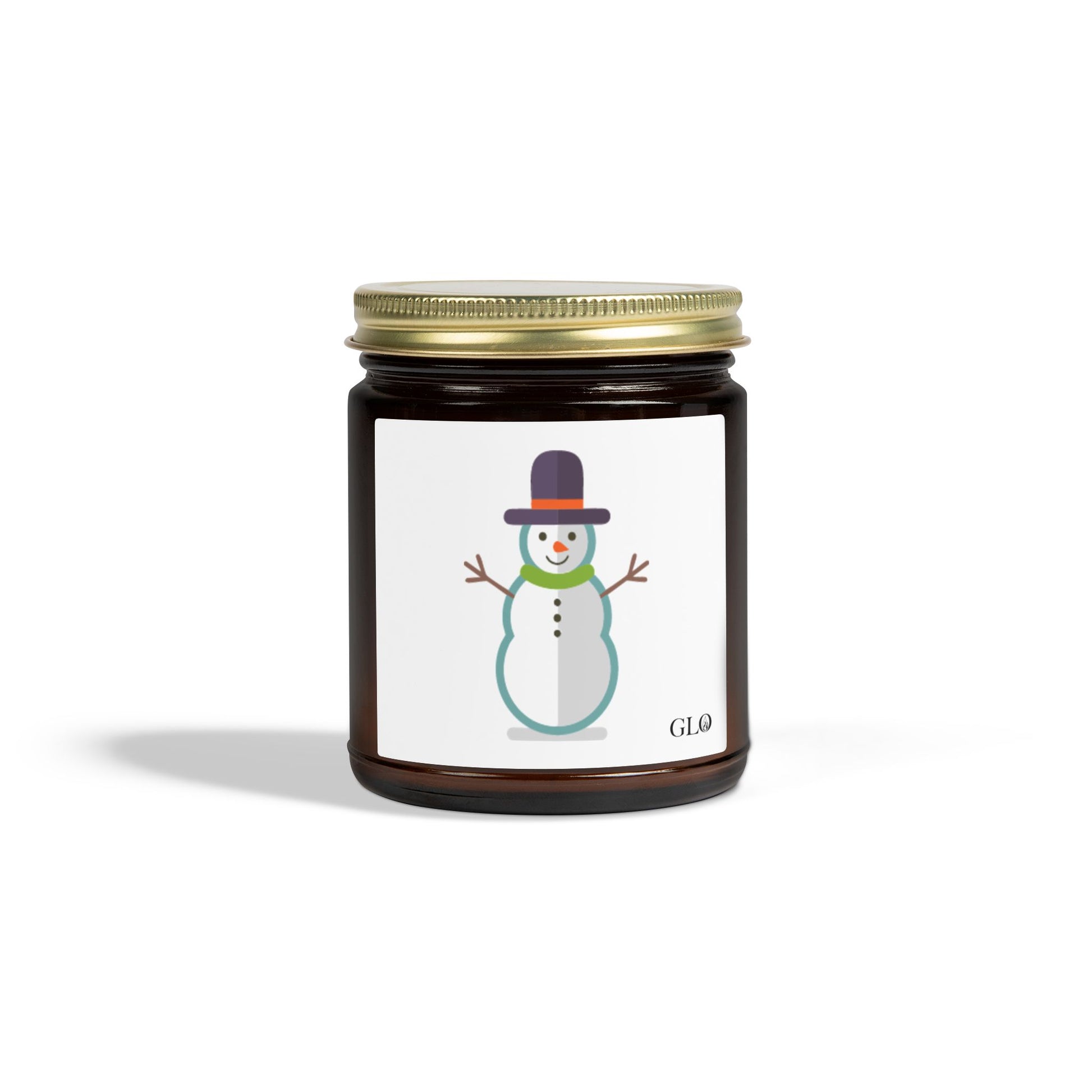 Glass Jar Candle | Snowman | 4oz & 9oz
