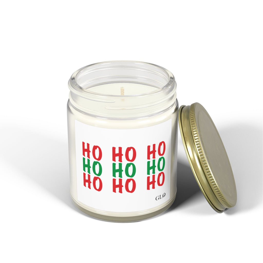 Glass Jar Candle | "HO HO HO" | 4oz & 9oz