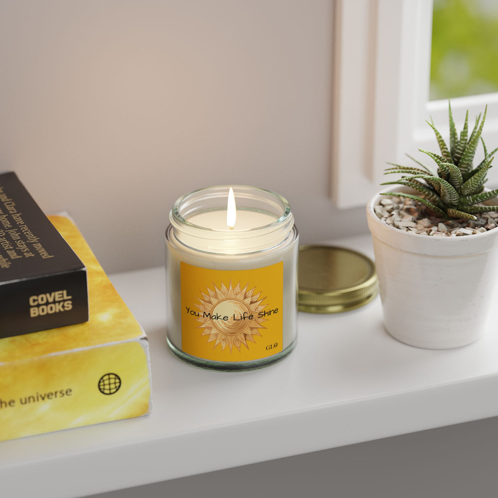 Glass Jar Candle | “You Make Life Shine” | 4oz & 9oz
