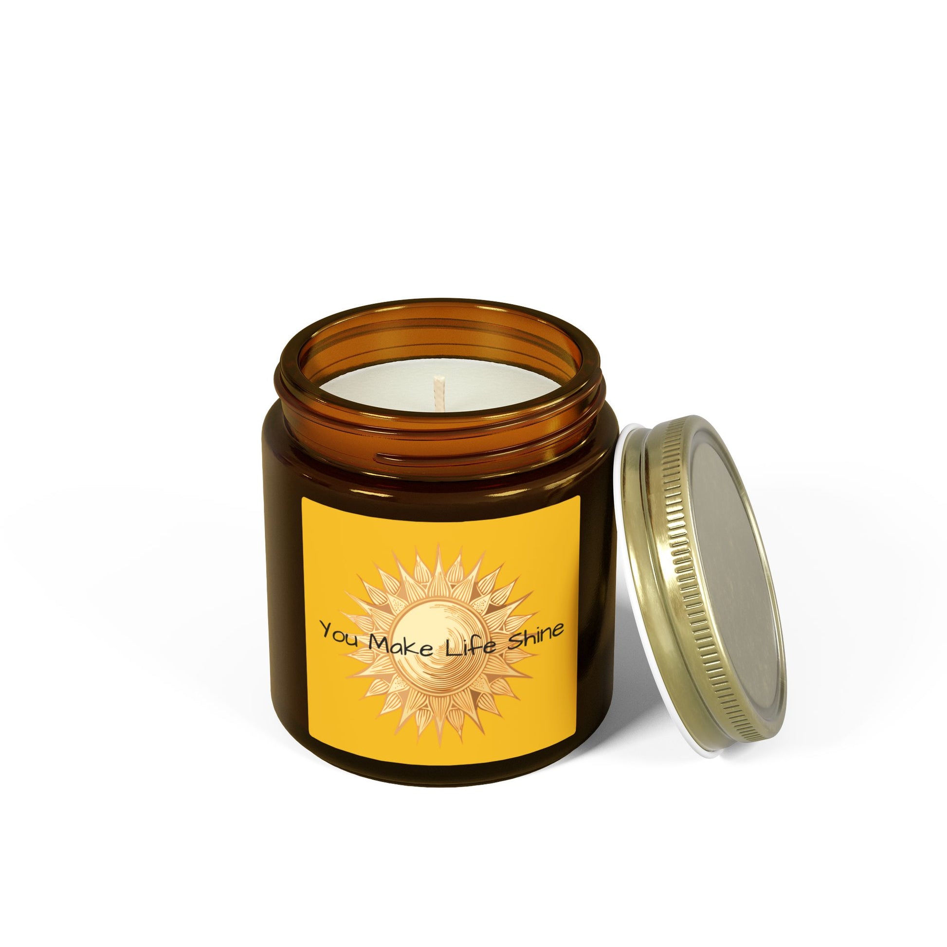 Glass Jar Candle | “You Make Life Shine” | 4oz & 9oz