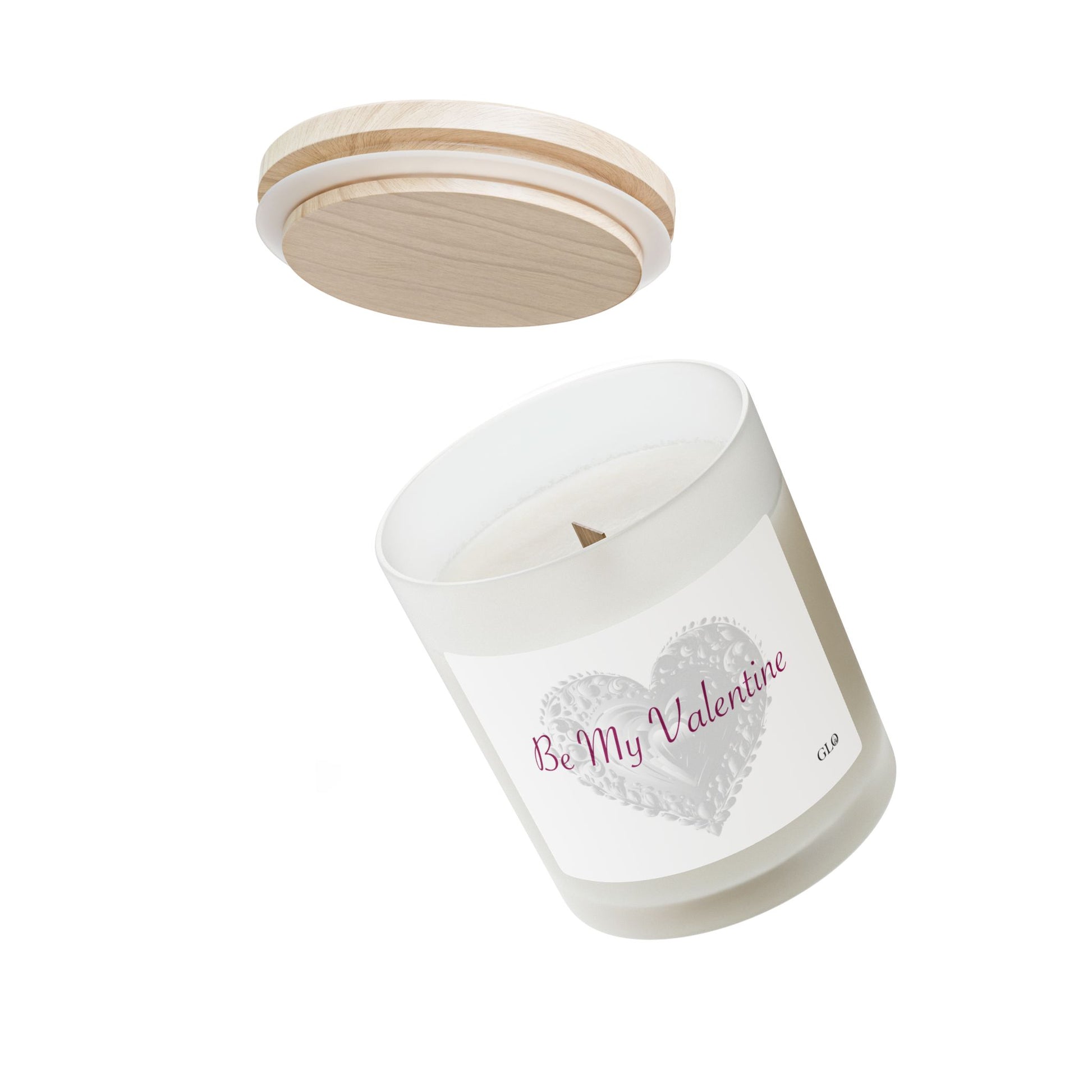 Frosted Glass Candle | "Be My Valentine" | 11oz