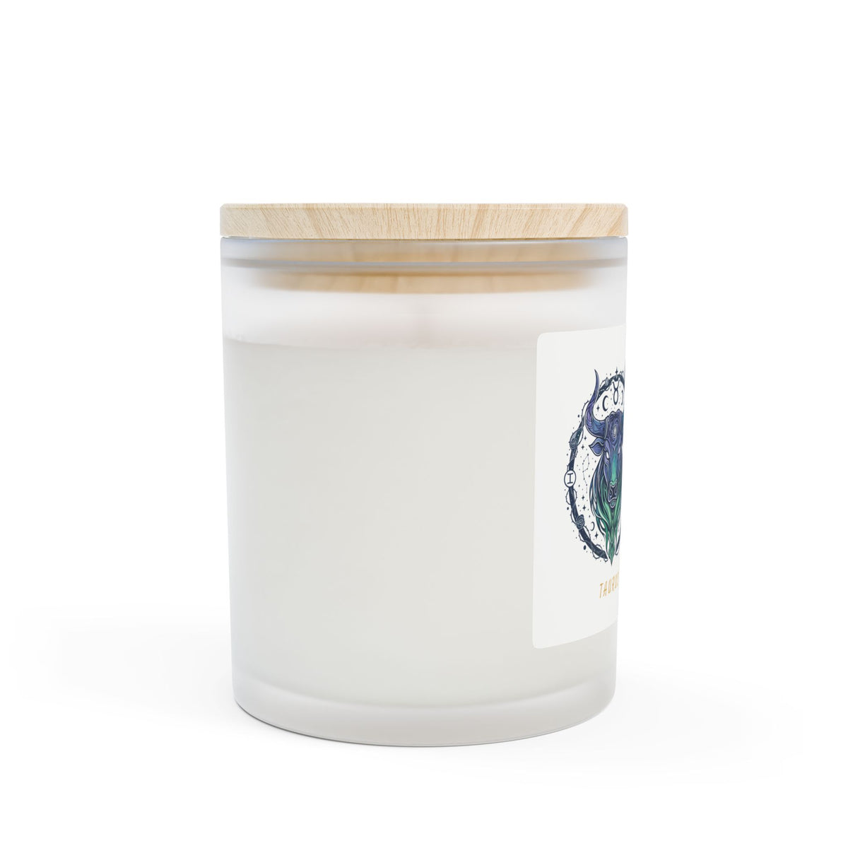 Frosted Glass Candle | Taurus Zodiac |11oz