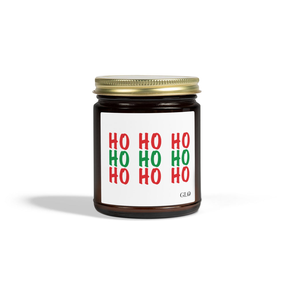 Glass Jar Candle | "HO HO HO" | 4oz & 9oz