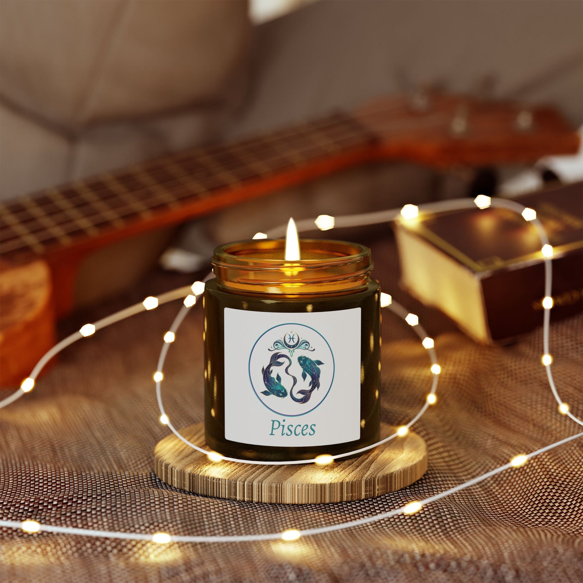 Glass Jar Candle | Pisces Zodiac | 4oz & 9oz