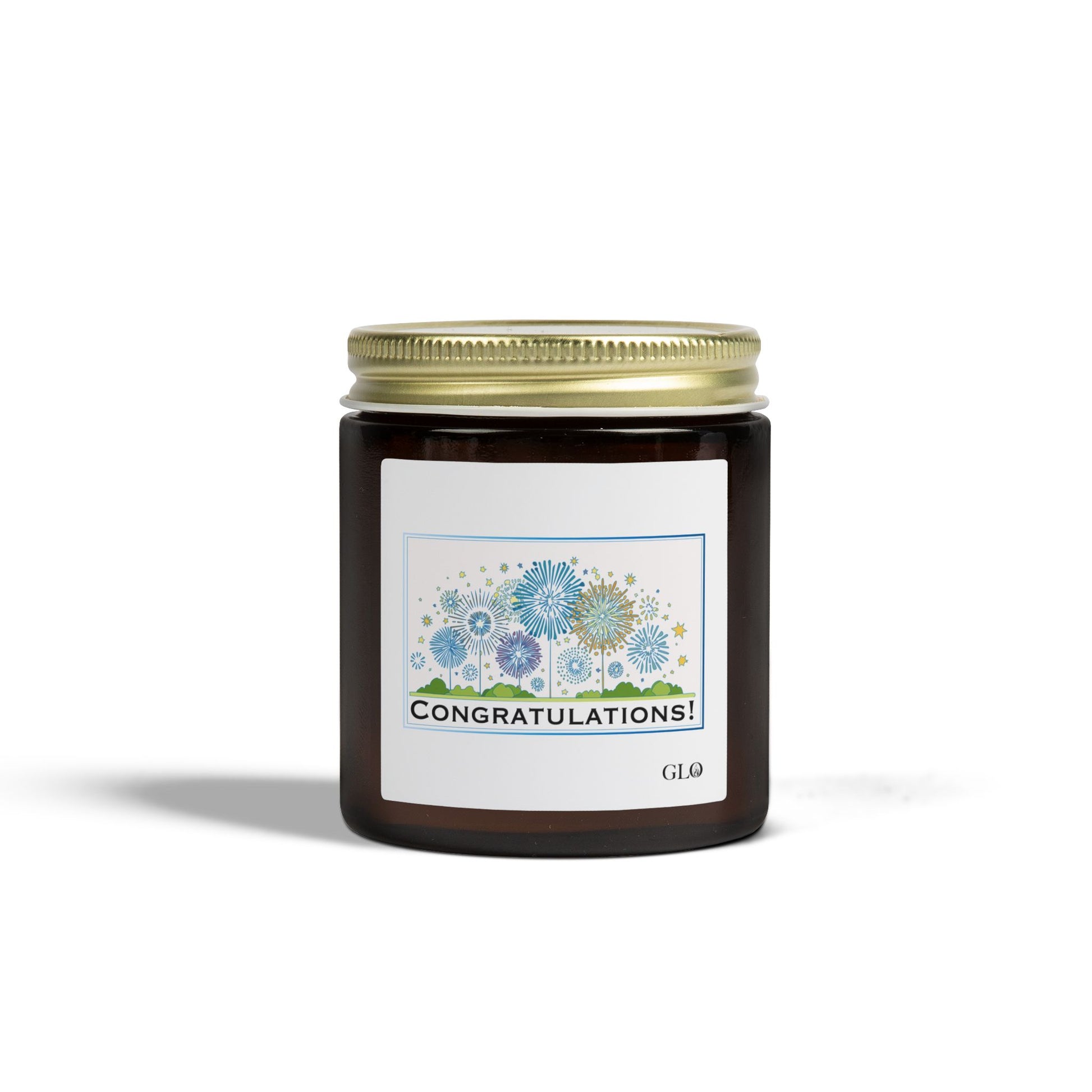 Glass Jar Candle | "Congratulations" | 4oz & 9oz