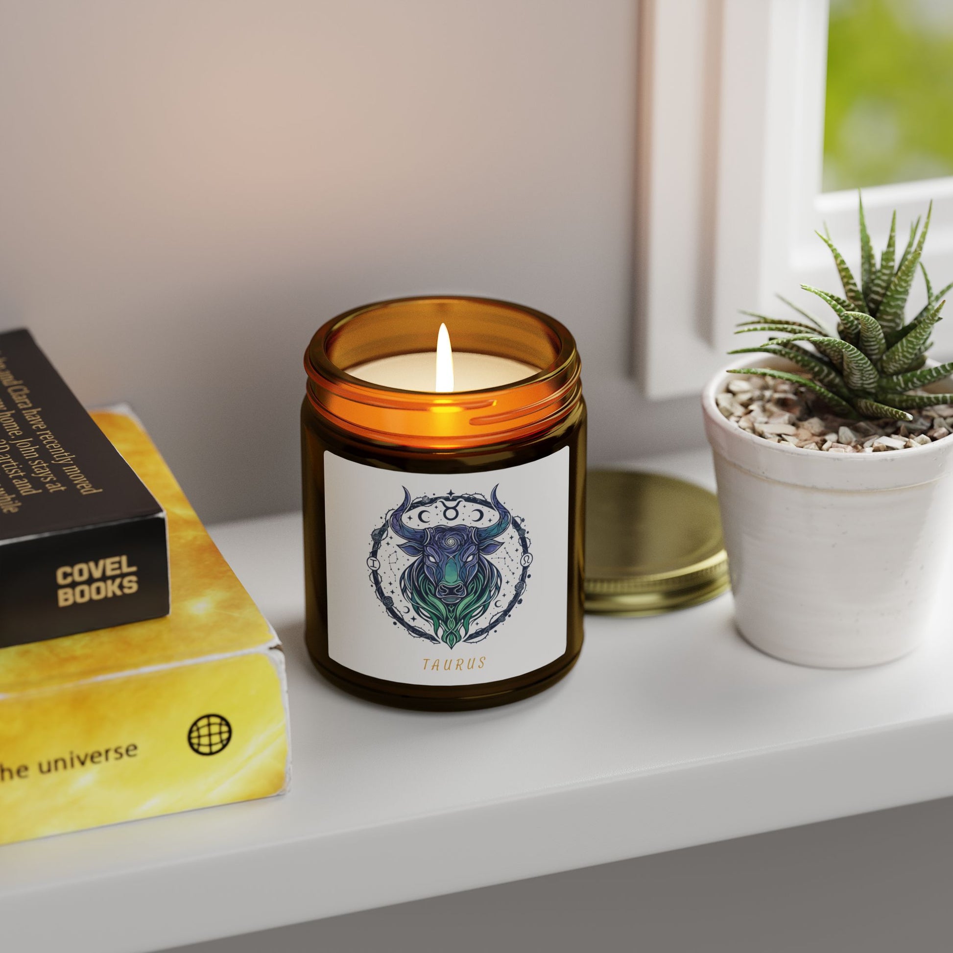 Glass Jar Candle | Taurus Zodiac | 4oz & 9oz