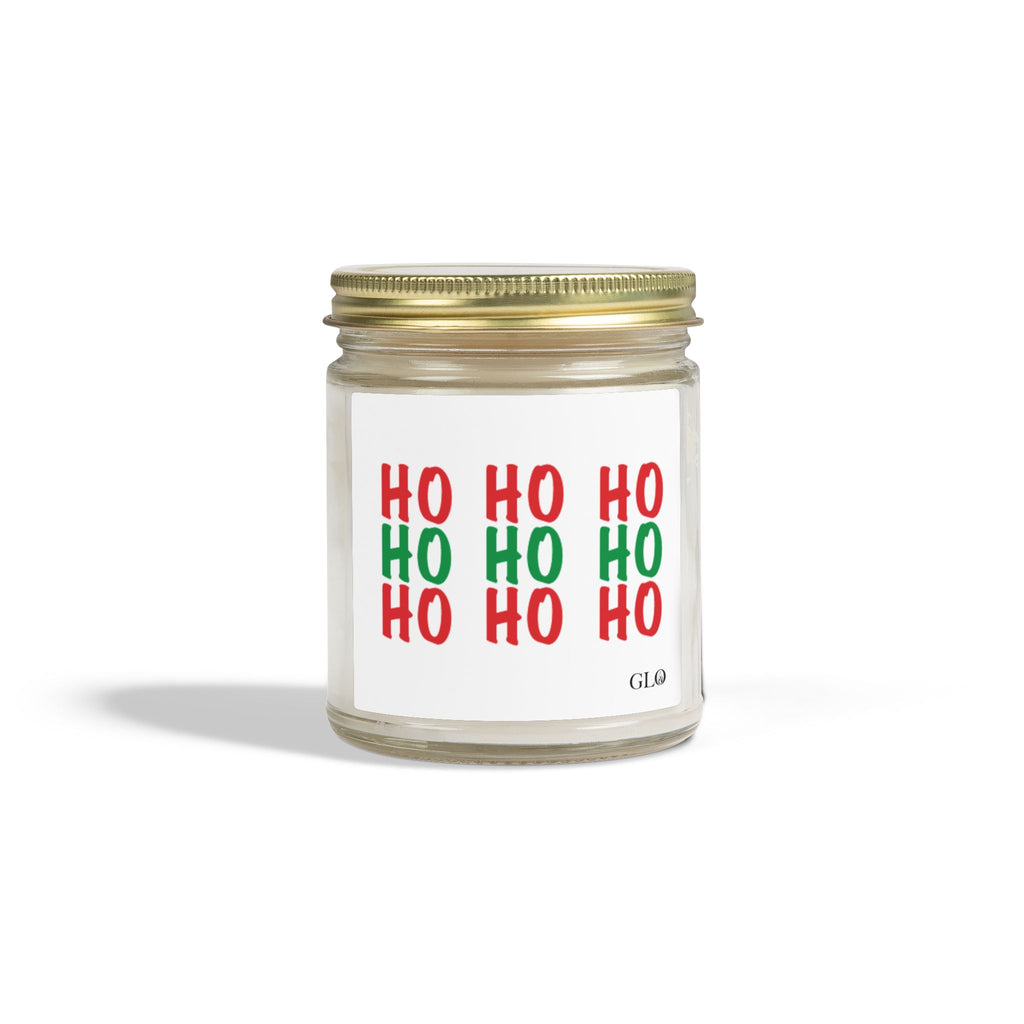 Glass Jar Candle | "HO HO HO" | 4oz & 9oz