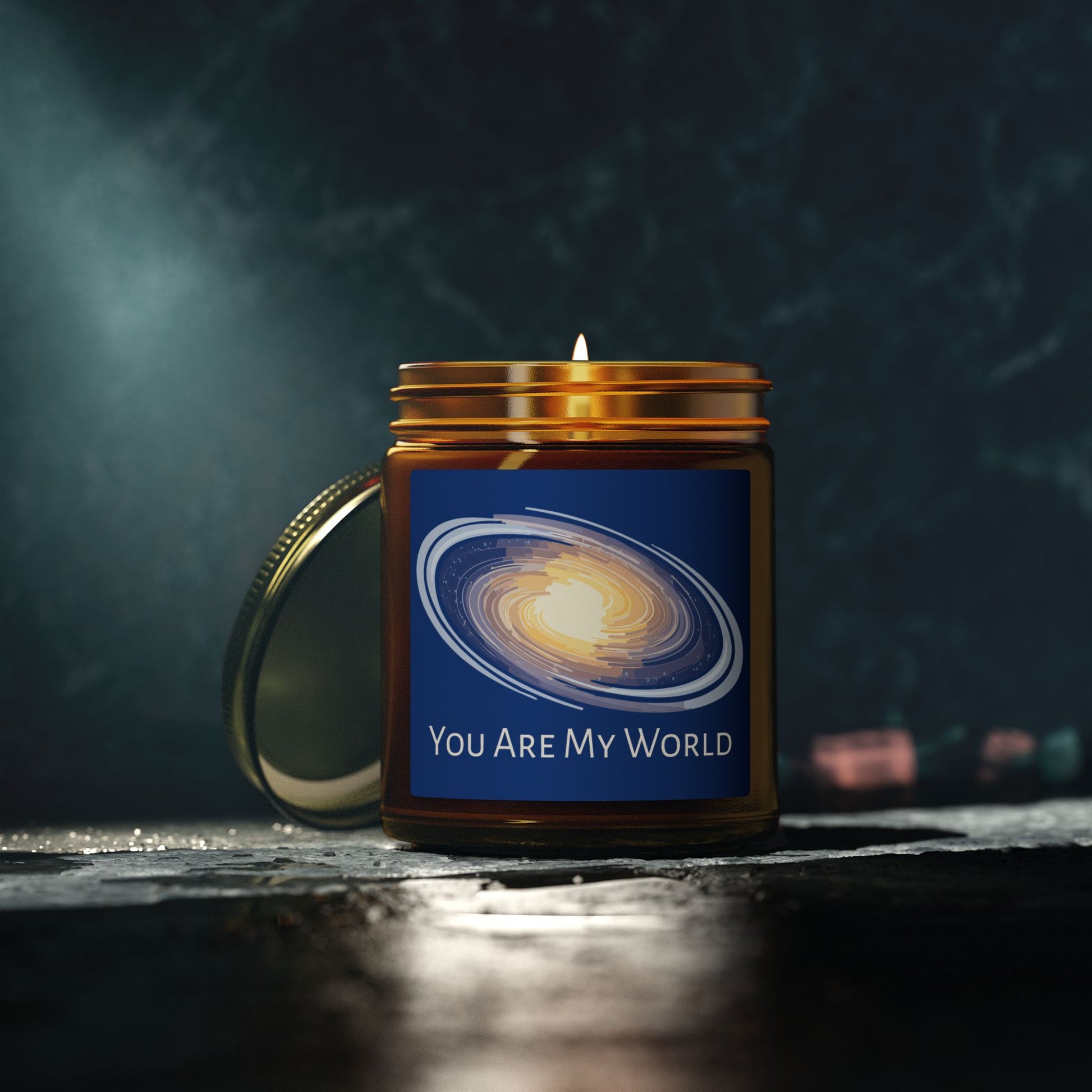 Glass Jar Candle | "You Are My World" | 4oz & 9oz