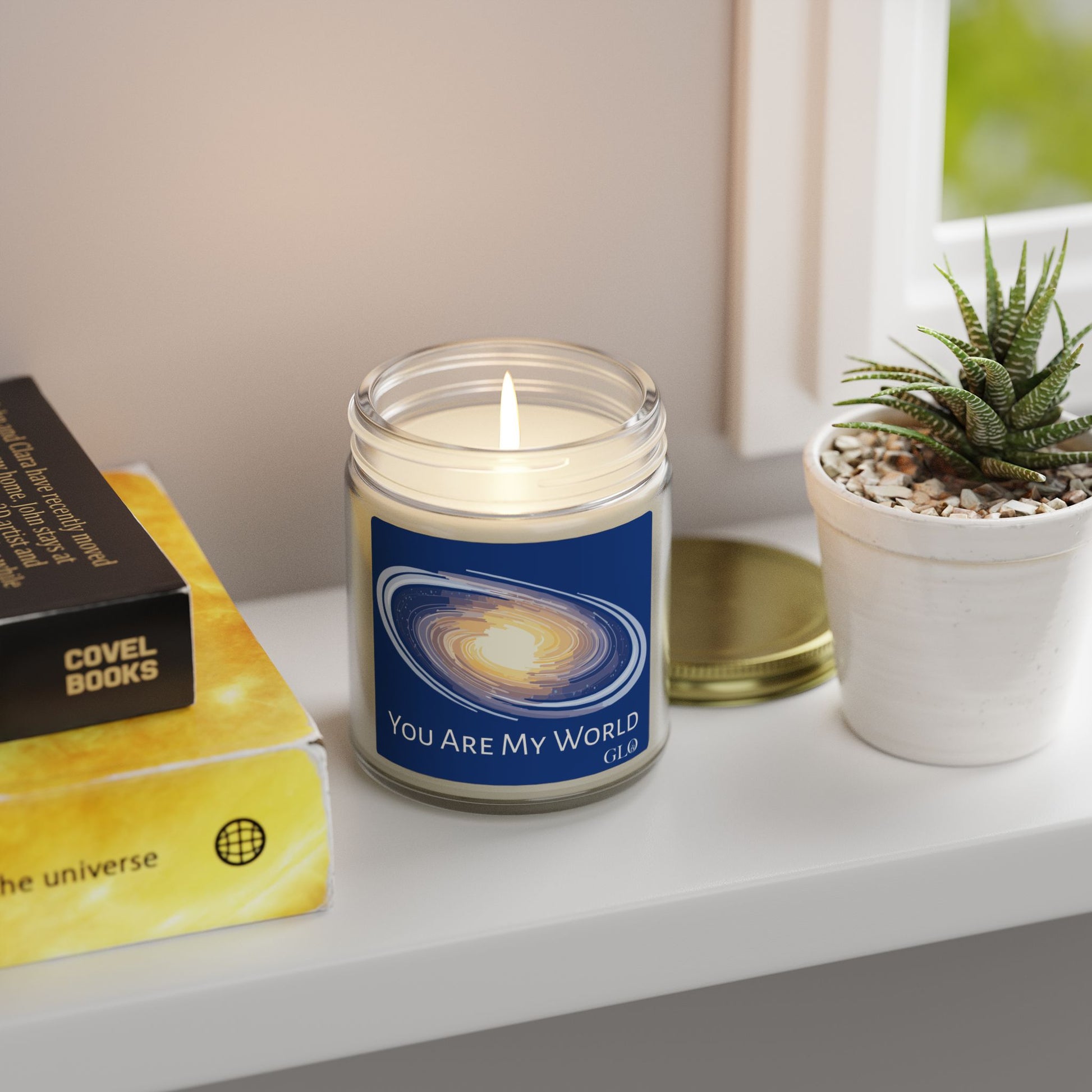 Glass Jar Candle | "You Are My World" | 4oz & 9oz