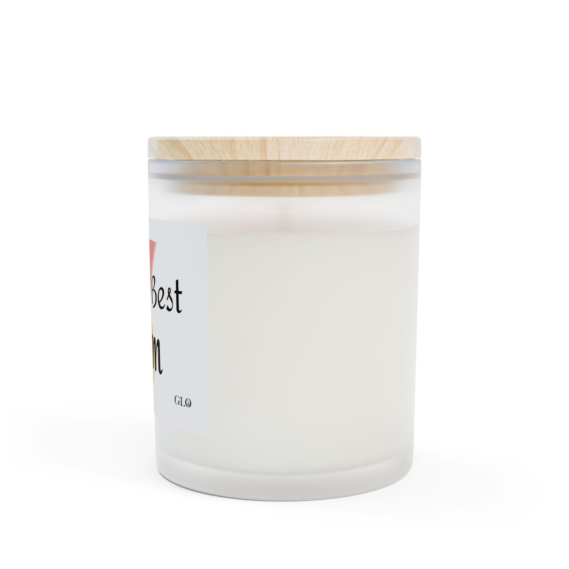 Frosted Glass Candle | "World's Best Mom" | 11oz