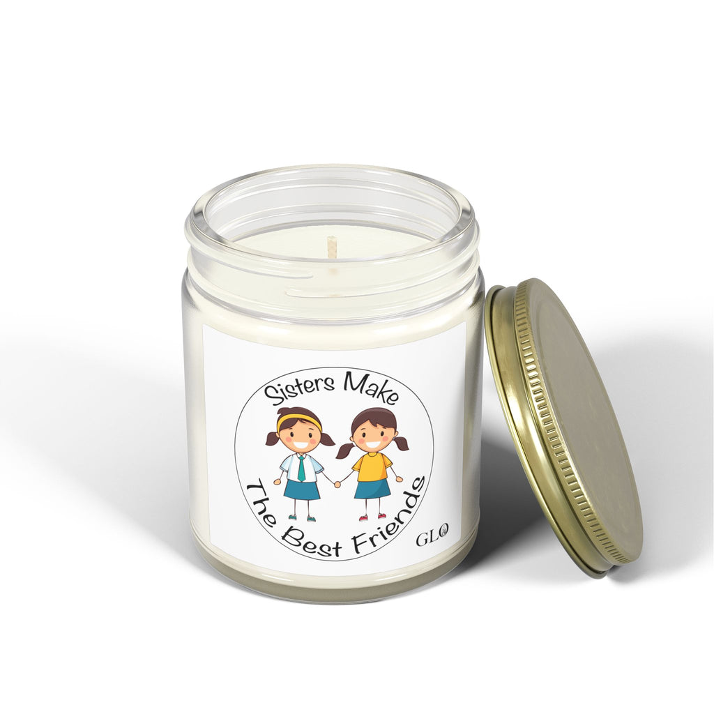 Glass Jar Candle | "Sisters Make The Best Friends" (v4) | 4oz & 9oz