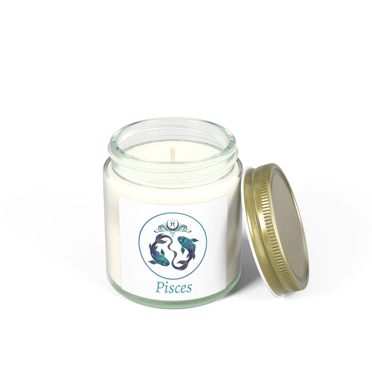 Glass Jar Candle | Pisces Zodiac | 4oz & 9oz