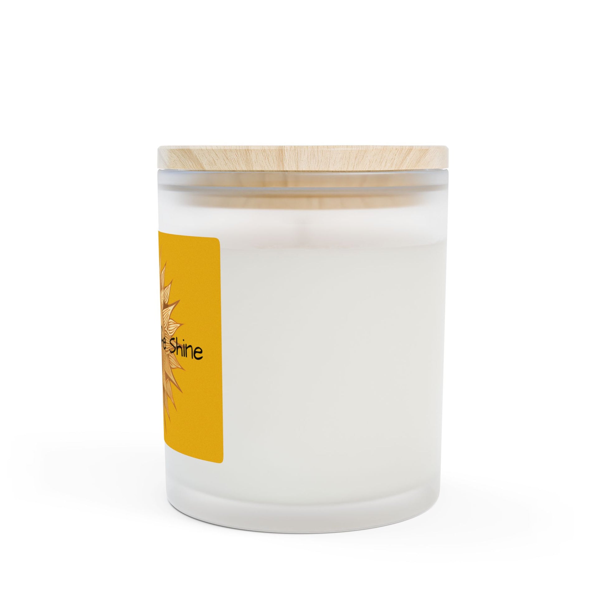 Frosted Glass Candle | "You Make Life Shine" | 11oz