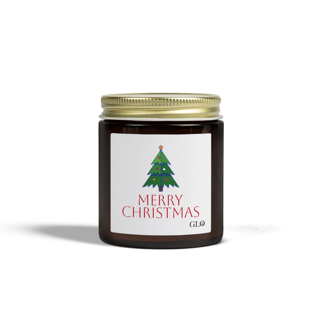 Glass Jar Candle | "Merry Christmas" | 4oz & 9oz