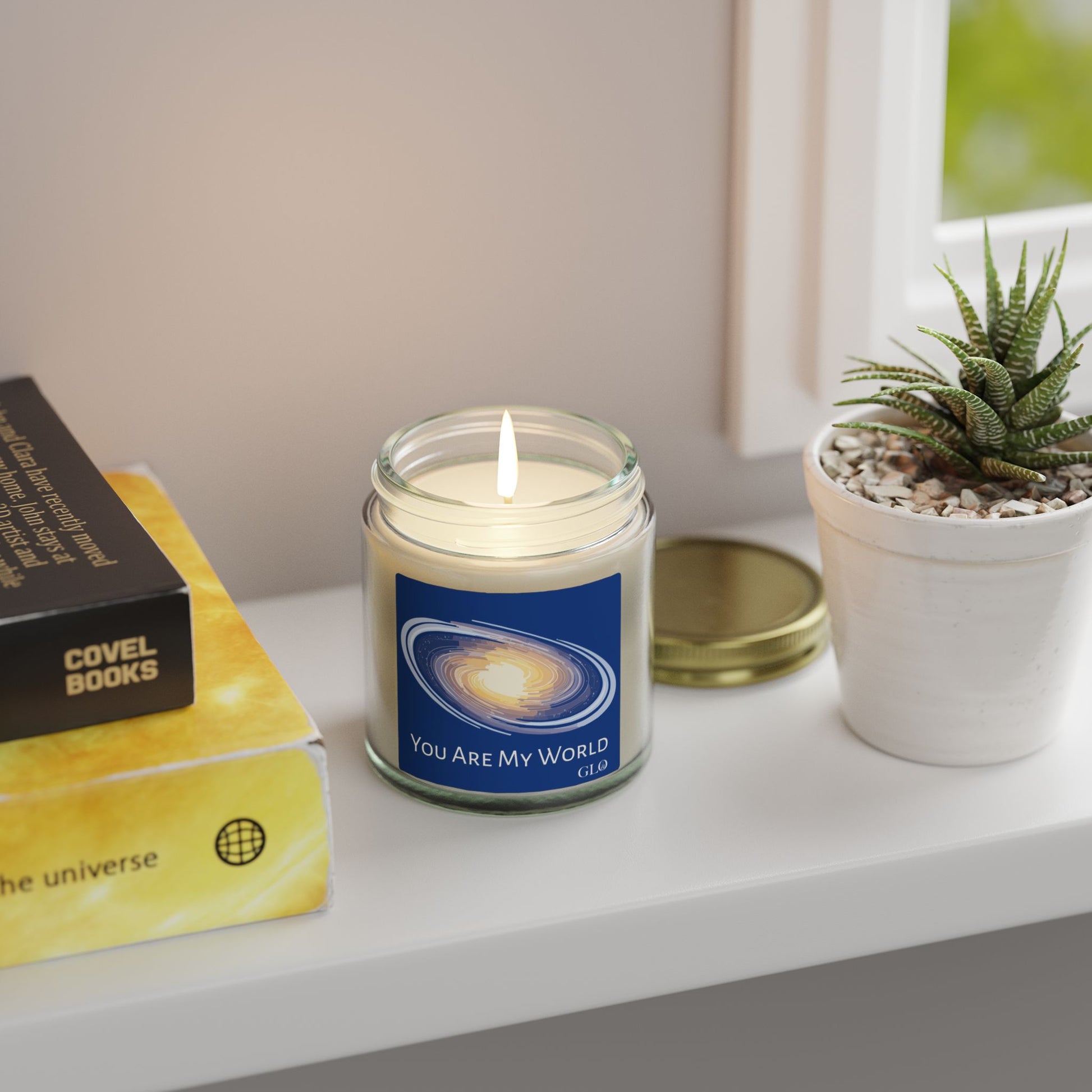 Glass Jar Candle | "You Are My World" | 4oz & 9oz
