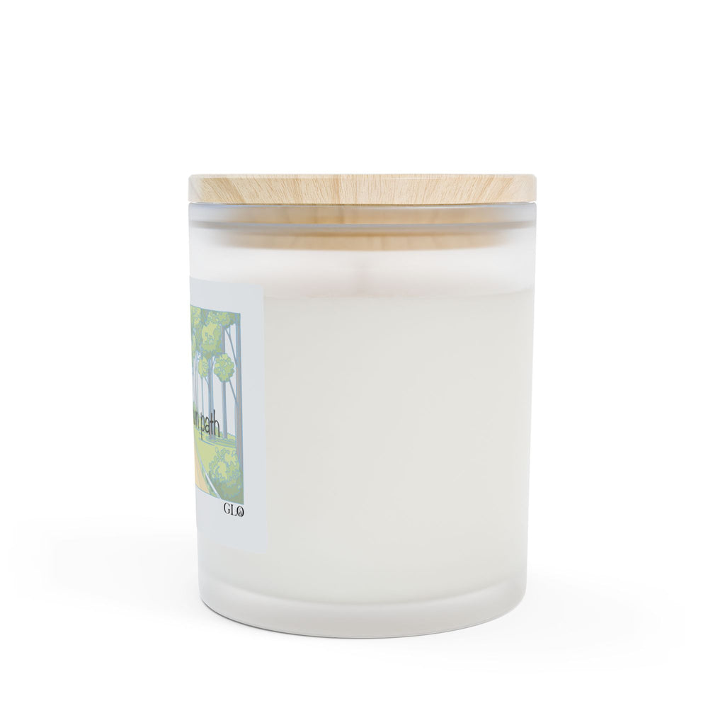 Frosted Glass Candle | "Create your own path" | 11oz