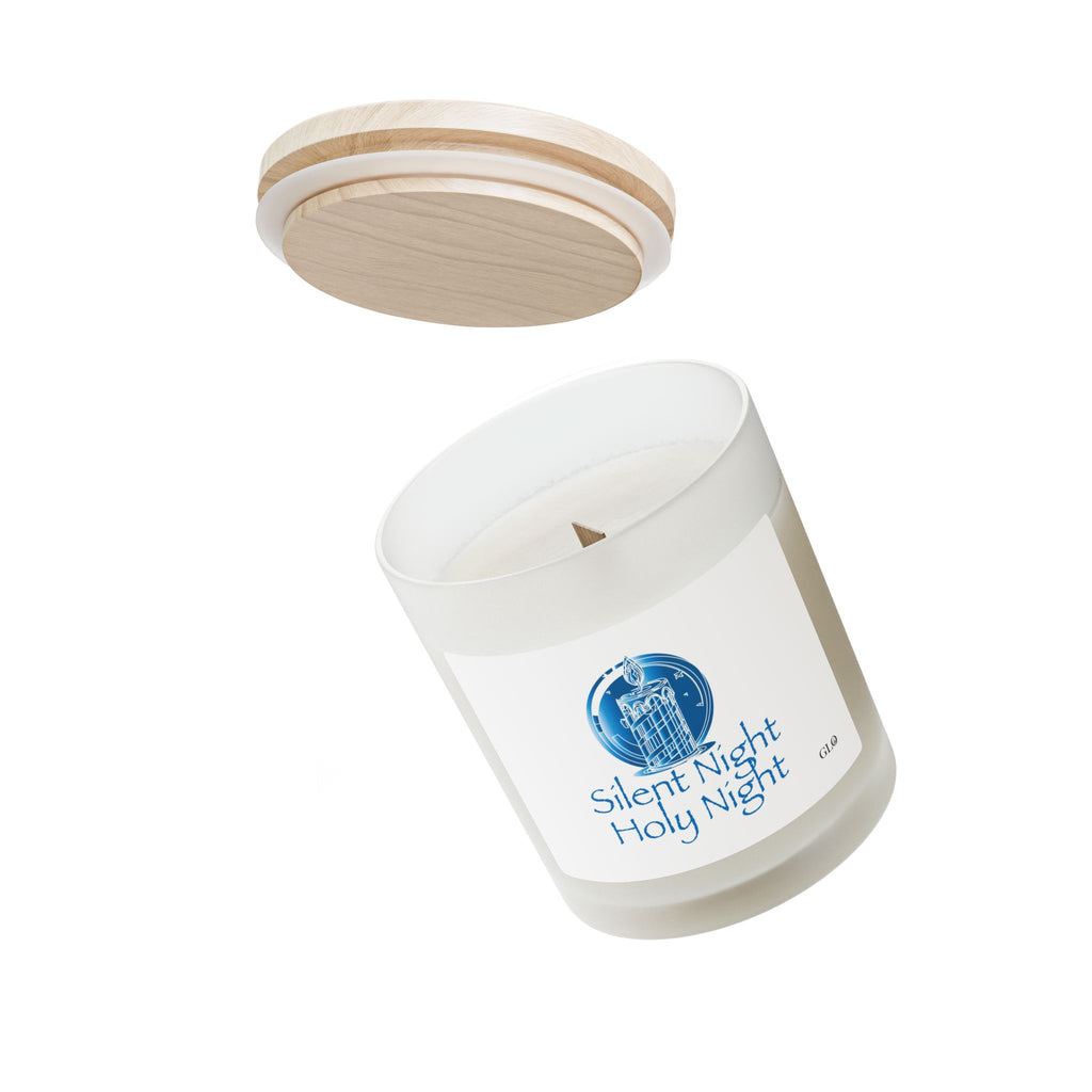 Frosted Glass Candle | "Silent Night Holy Night" | 11oz